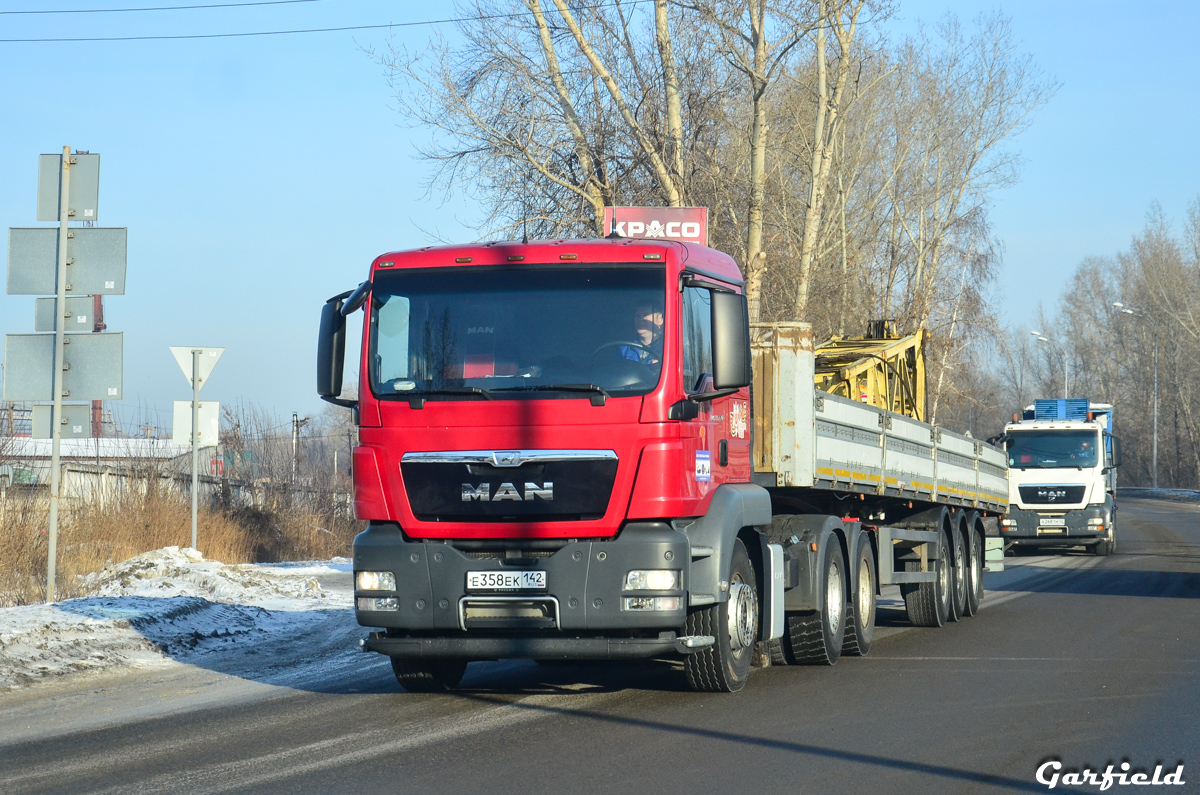 Кемеровская область, № Е 358 ЕК 142 — MAN TGS 33.440