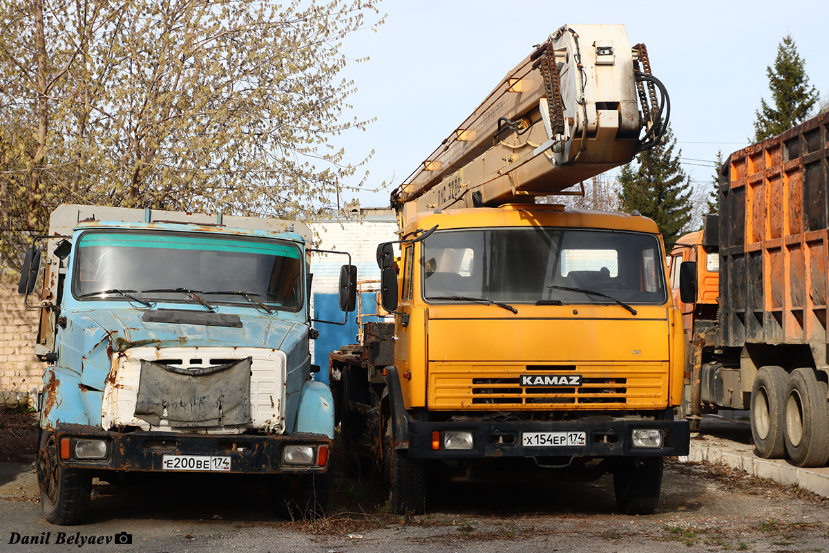 Челябинская область, № Х 154 ЕР 174 — КамАЗ-43253 (общая модель)