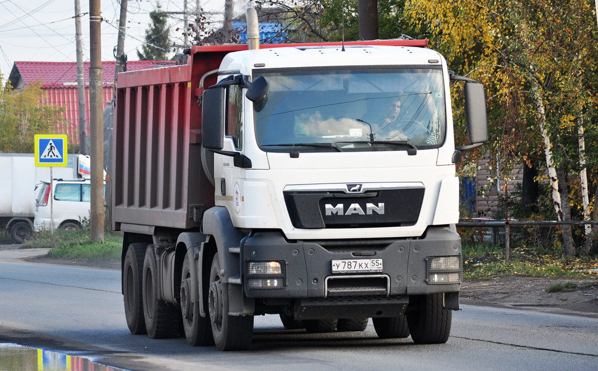 Омская область, № У 787 КХ 55 — MAN TGS 41.400