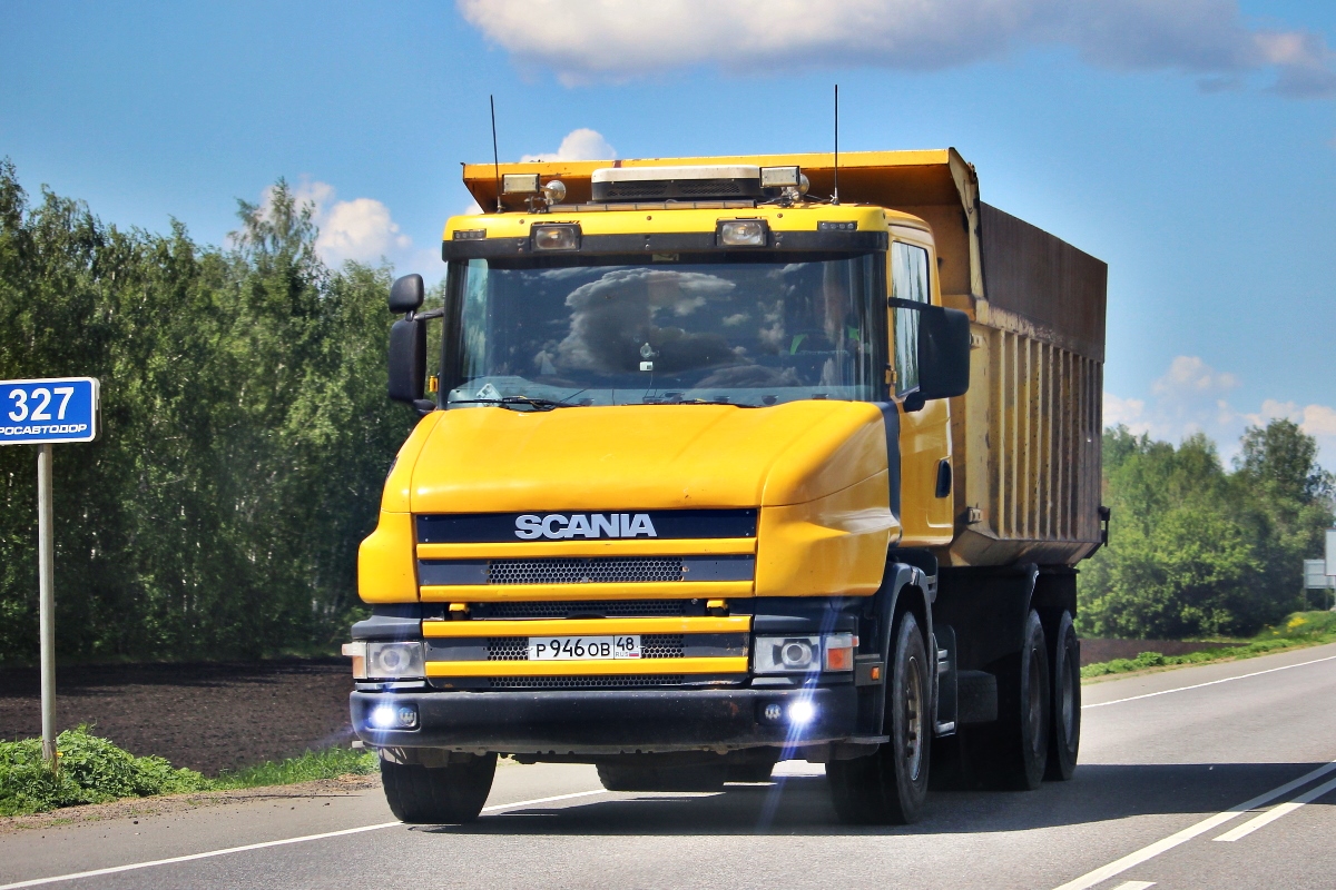 Липецкая область, № Р 946 ОВ 48 — Scania ('1996) T-Series 114G