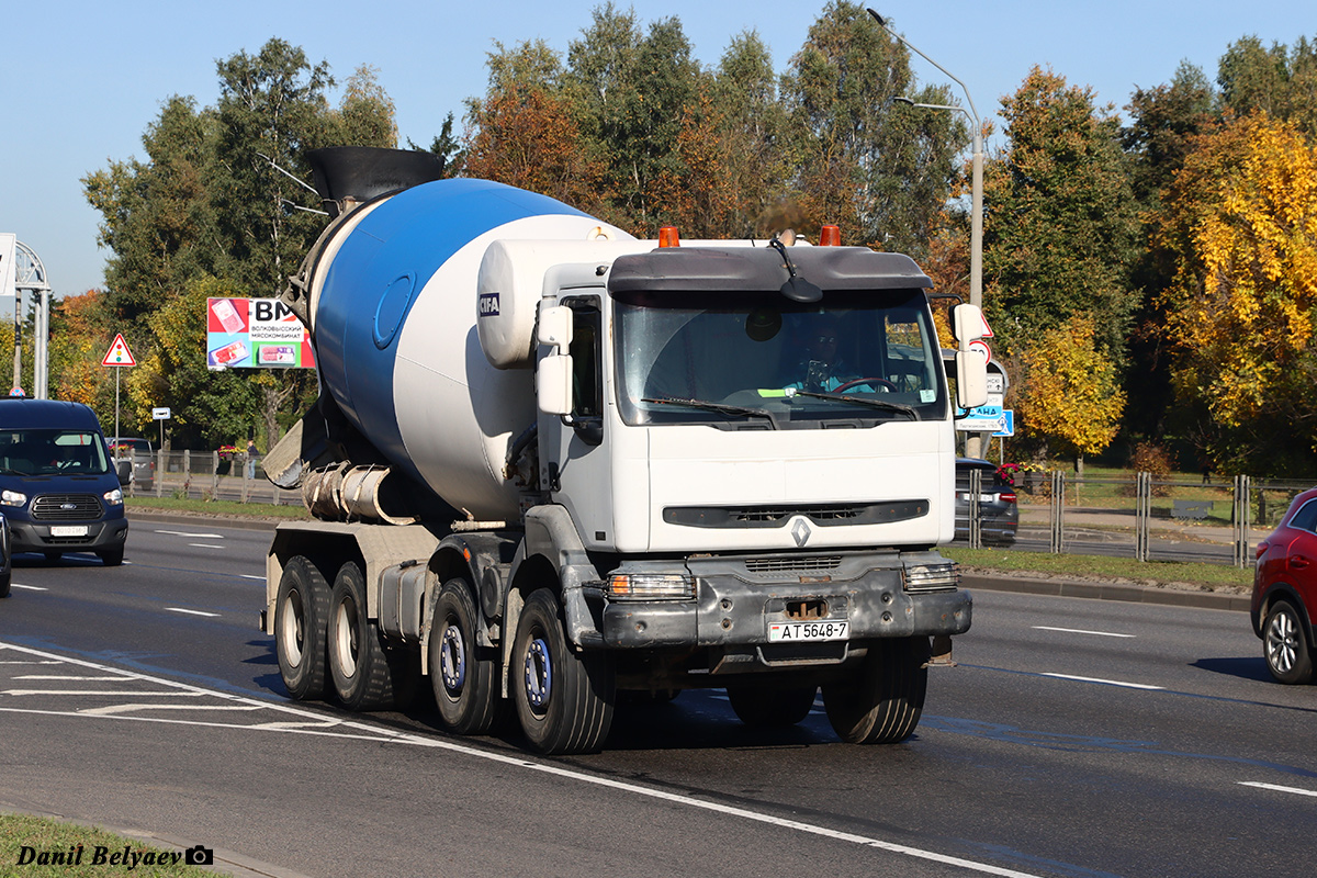 Минск, № АТ 5648-7 — Renault Kerax