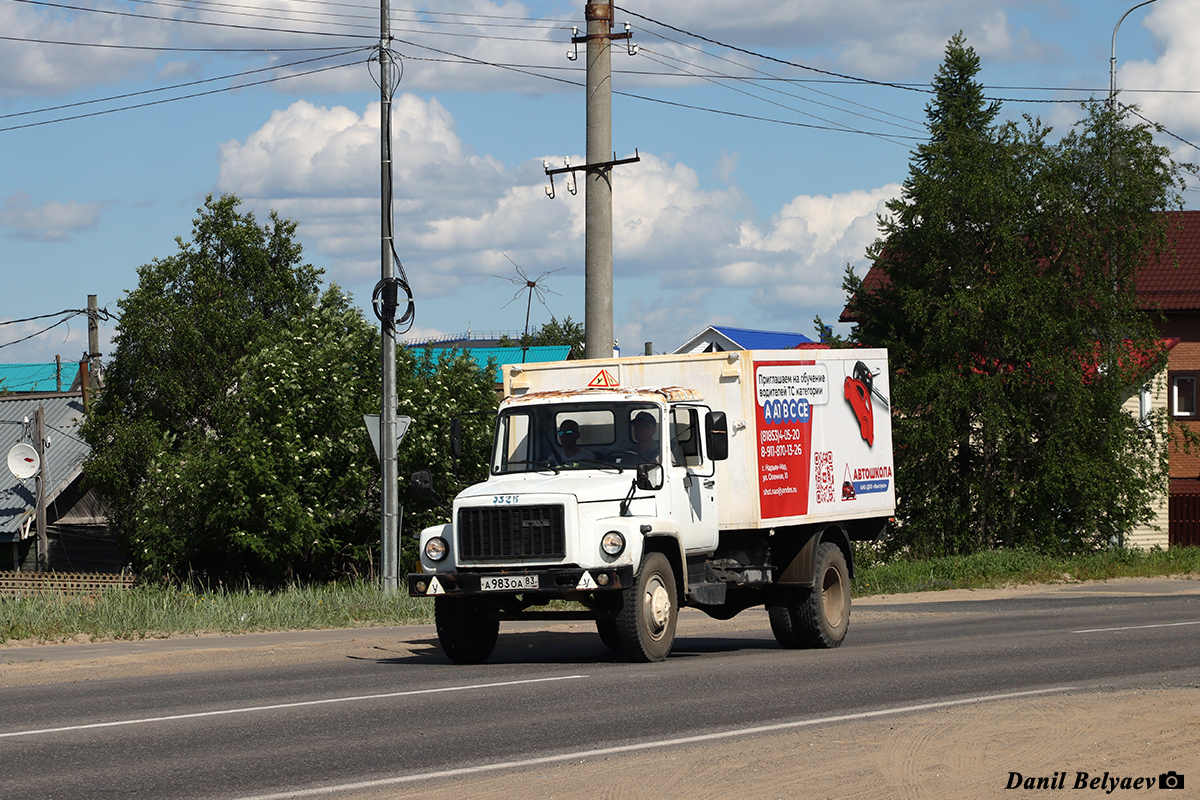 Ненецкий автономный округ, № А 983 ОА 83 — ГАЗ-3307